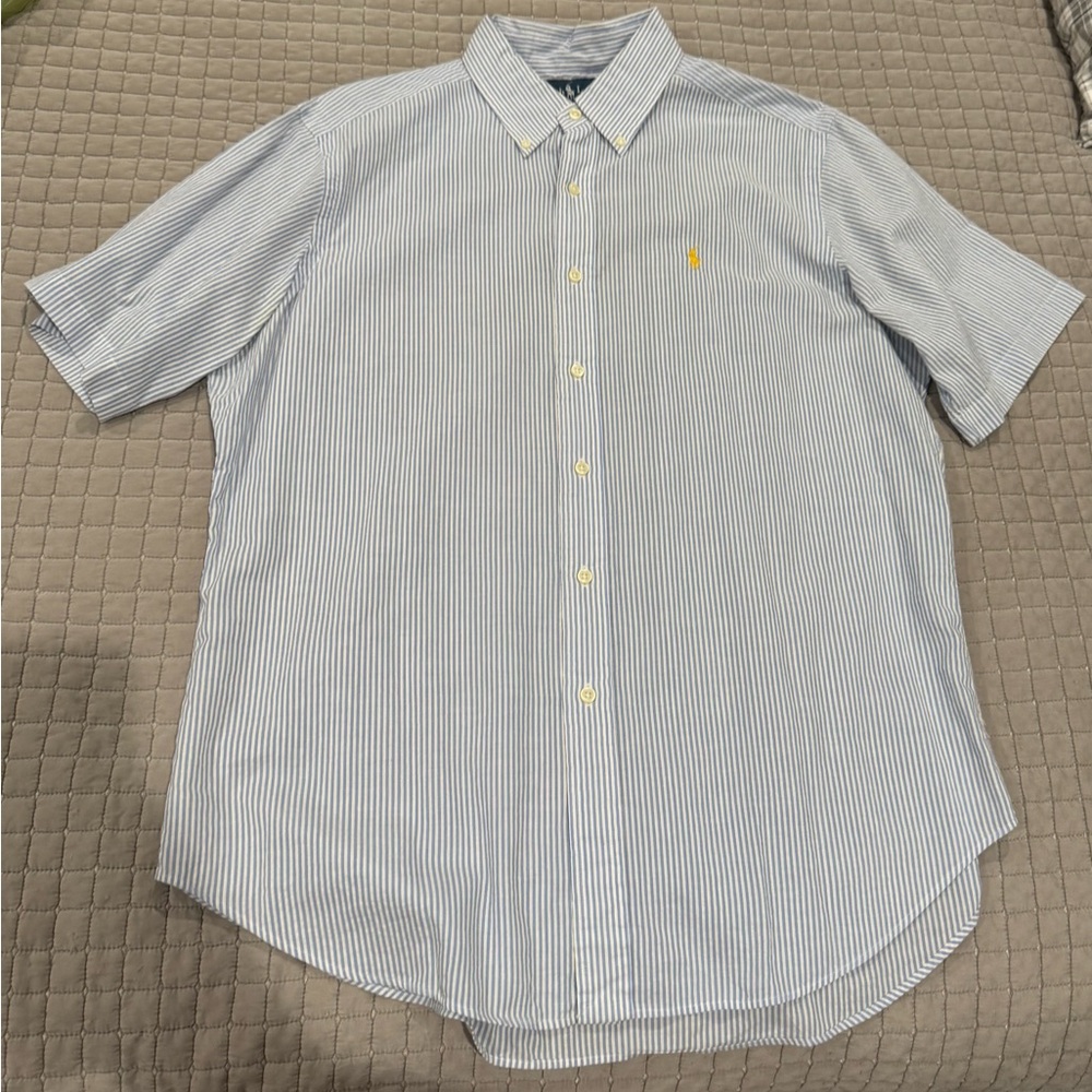 Polo Ralph Lauren Light Blue Striped Shirt